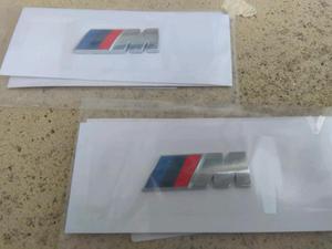 EMBLEMAS BMW M LATERALES 45MM X 15MM