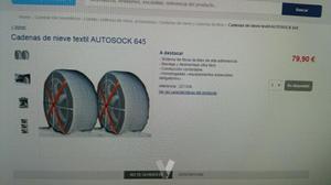 Cadenas Nieve Textil Autoshock 645