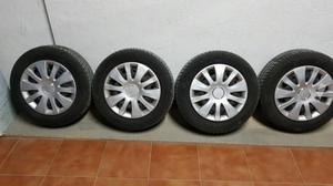 Llantas de acero y neumáticos seat Ibiza 6