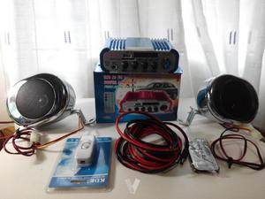 kit radio para moto
