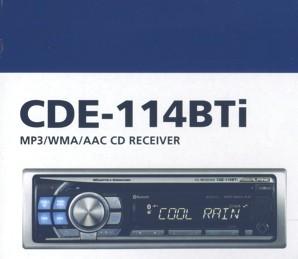 Alpine CDE-114BTi Micro, Bluetooth, MP3
