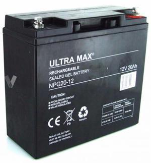 Bateria ULTRA MAX NPG 20Ah-12V AGM-Bateria de Gel