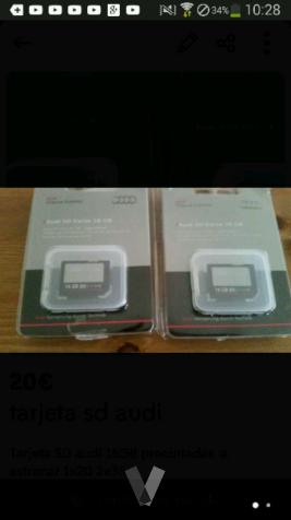 Tarjeta SD Audi 16GB