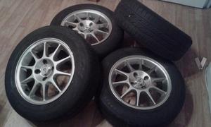 ruedas completas con llantas de alluminio