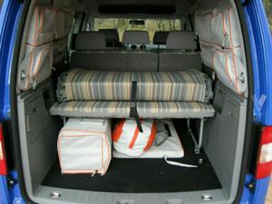 Volkswagen caddy cama y lona