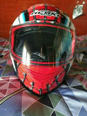 casco integral Spiderman