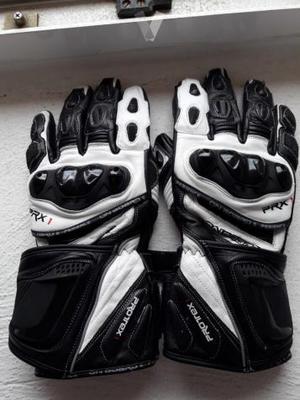 Guantes de cuero para moto