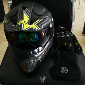 casco de moto Rockstar nuevo