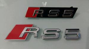 Emblema y letras Audi RS5