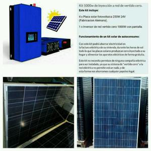 kit solar inyeccion a red w