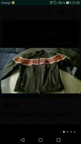 chaqueta harley mujer