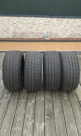 4 neumaticos pirelli pzero  ZR y)