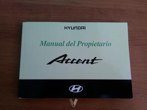 manual instrucciones hyundai accent