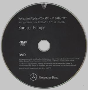 DVD MERCEDES NTG2 EUROPA )