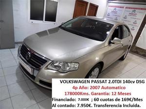 VOLKSWAGEN Passat 2.0 TDI 140cv Sportline DSG 4p.