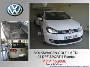 Volkswagen Golf 1.6 Tdi 105cv Dpf Sport 5p. -10