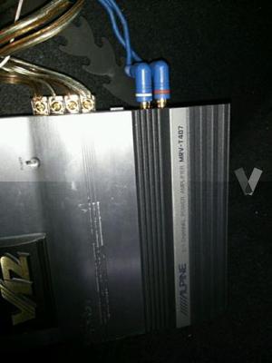 amplificador alpine mrv-t470 altavoces