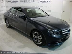 SE VENDE MERCEDES-BENZ CLASE E E 220CDI AVANTGARDE 7G PLUS -