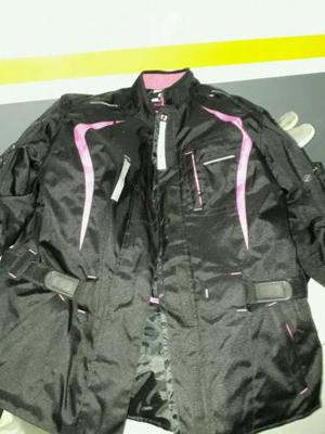 chaqueta moto mujer