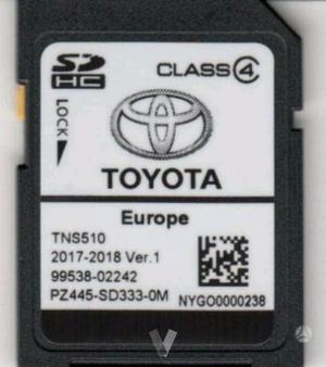 Mapa tarjeta SD Toyota TNS v1