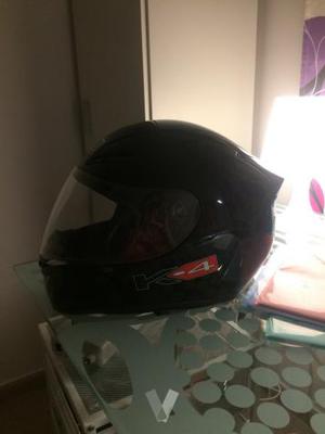 casco moto agv k4 negro
