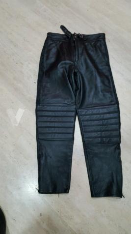 pantalón cuero negro moto L