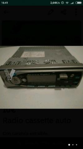 radio cassette coche