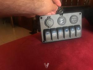 salpicadero panel interruptores led