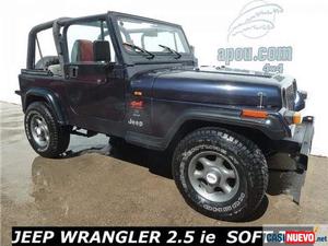 Jeep wrangler 2.5 soft top '96 de segunda mano