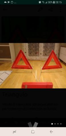 triángulos de seguridad
