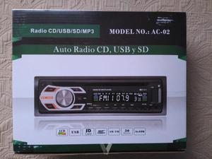 Auto radio CD, USB y SD