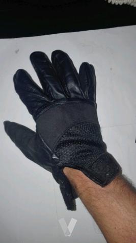 Guantes de piel de moto