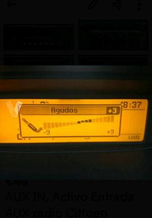 Cable auxiliar Radio Citroen Peugeot