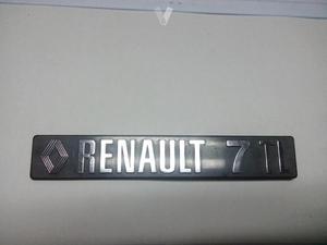 placa renault 7 TL