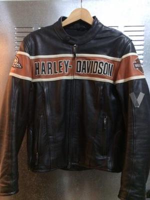 Cazadora piel Harley Davidson