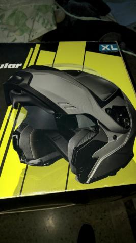 Casco moto modular nuevo Guantes