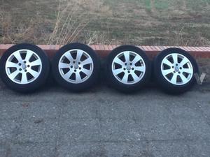 4 llantas Audi 6.5x16 con V