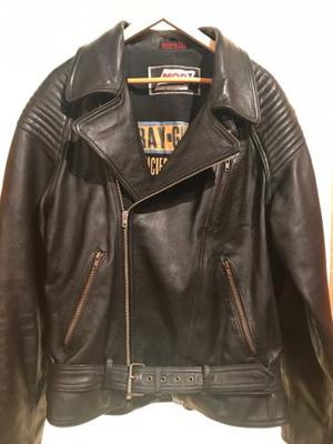 Chaqueta moto cuero MQP XXL