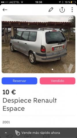 Renault space despiece