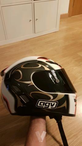 casco moto agv stealth (talla s )