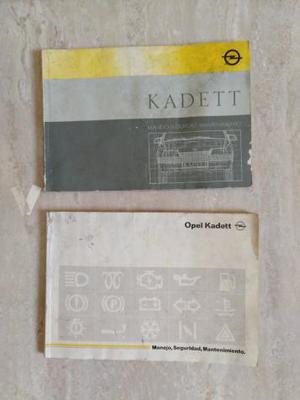 Manual usuario Opel Kadett