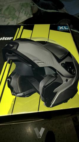 Casco moto modular nuevo Guantes