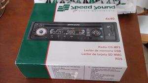 RADIO CD MP 3 SIN EXTRENAR,SPEED SOUND