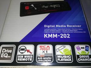 Radio Kenwood USB KMM-202 nueva a estrenar