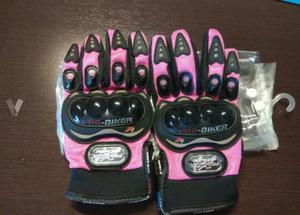 Guantes de moto para chica