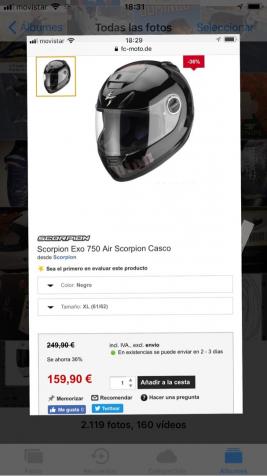 casco de moto marca scorpion fitbit