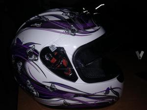 Casco moto chica