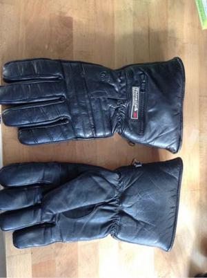 guantes moto piel