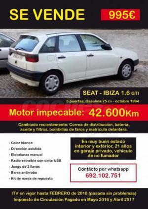 SEAT Ibiza IBIZA 1.6I GLX 5p.