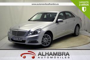 MERCEDES-BENZ E 250 CLASE E 250 CDI 4M BL. EFF. ELEGANCE